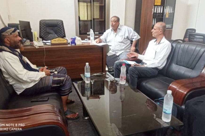 لحج.. مناقشة الجوانب التنموية بين السلطة المحلية بمديرية طورالباحة والشؤون الاجتماعية والعمل بالمحافظة