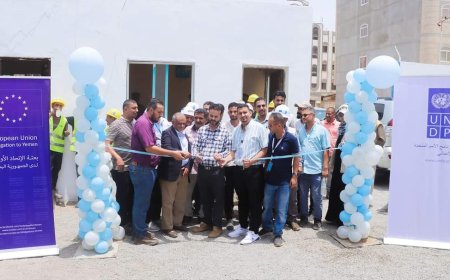 السلطة المحلية بالبريقة تشهد استلام مشروع إعادة تأهيل محطة كود النمر لضخ ورفع مياه الصرف الصحي