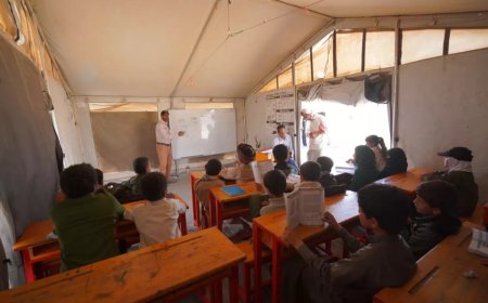 صعوبة التضاريس تحرم ثلثي أطفال اليمن من التعليم