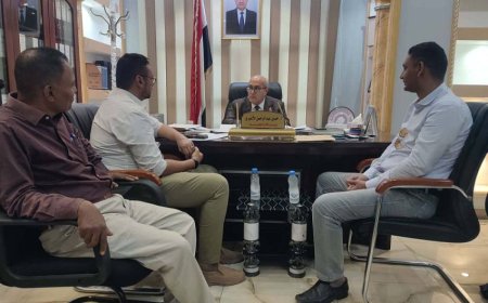 الوزير الاغبري يبحث مع مسؤول في البرنامج الانمائي المشاريع والبرامج المساندة لجهود التنمية