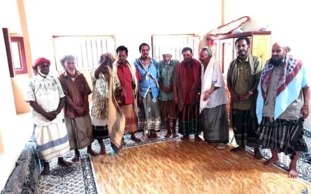 تنفيذية حضرموت الجامع بالريدة وقصيعر تزور شيوخ و وجهاء واعيان قبيلة العمقي