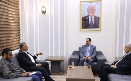 الوزير البكري يناقش مع نائب محافظ عدن 'قضايا الشباب والرياضة" بالمحافظة