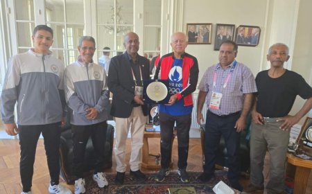 اللجنة الأولمبية اليمنية تكرم السفير ياسين في باريس