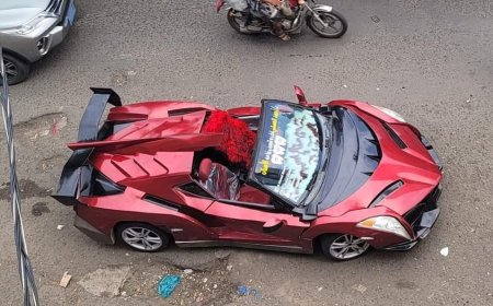 مُبتكر يمني يحول سيارته العادية إلى لـ(مبورجيني) 