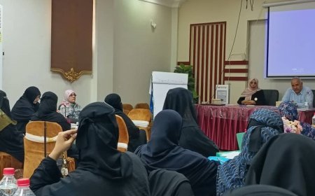 البيشي و عمبر يدشنان الدورة التدريبية الأساسية في مشورة تغذية الرضع وصغار الأطفال بعدن