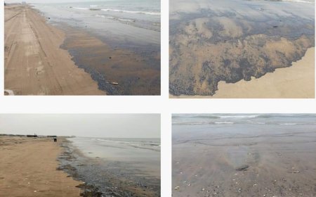 " الهيئة العامة لحماية البيئة تصدر بيانا هاما حول المخلفات النفطية في ساحل منطقة المهرام بمديرية البريقة "