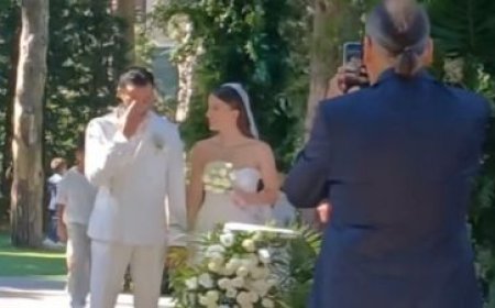 بالفيديو..حفل زفاف بيريل بوزام وارسين ايجي.. نجمي طائر الرفراف