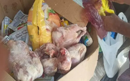 ضبط كمية كبيرة من الدجاج غير صالح للاستخدام في المكلا