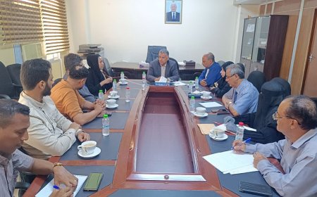 معاون يناقش مع منظمة هاندي كب زيادة مشاريع الدعم لذوي الإعاقات بعدن
