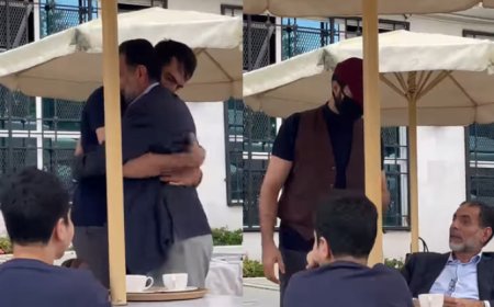 شاب يمني يفاجئ والده بعودته بعد غياب 10 سنوات في الغربة