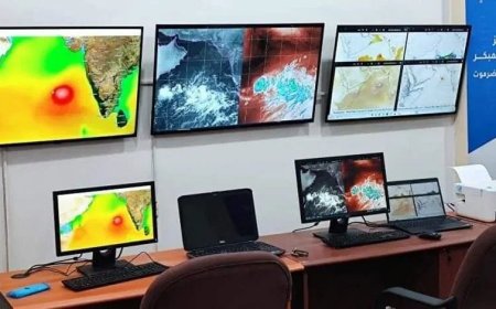 مركز التنبؤات: استمرار الأمطار الرعدية الغزيرة والرياح الشديدة على عدد من المحافظات