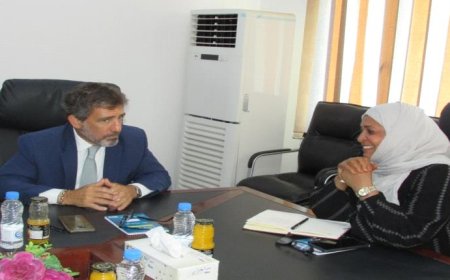 الدوغاني تستقبل نائب منسق الشئون الإنسانية للأمم المتحدة في اليمن