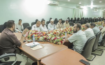 ورشة عمل بعنوان الإدارة الفاعلة للمختبرات المدرسية بمكتب تربية ساحل حضرموت