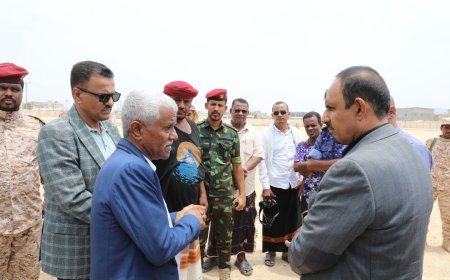 محافظ حضرموت يُشيد بالإرث الرياضي لمدينة الشحر ويوجه بتأهيل ملعب الشاحت وعدم التفريط بساحات الملعب