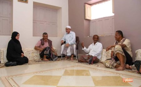 المدير العام للثقافة  بحضرموت يناقش مع المدير العام لمديرية غيل باوزير أوجه التعاون المشترك بينهما و يزور عدد من الشخصيات الثقافة بمديرية غيل باوزير 