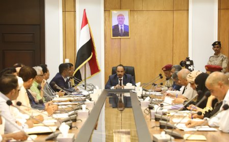 محافظ حضرموت يرأس اجتماعًا للمكتب التنفيذي بالمحافظة