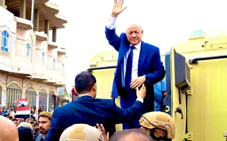 الرئيس العليمي يُعيد الحياة لمحافظة تعز عقب تسعة أعوام من الحرب والحصار