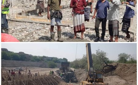 لحج.. مدير عام طور الباحة يطلع على سير الأعمال الإضافية في مشروع عبر الغرقة 