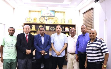 الوزير البكري يلتقي ممثلين عن نادي شباب القطن بحضرموت