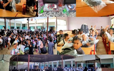 الخلية الإنسانية توزع الحقيبة المدرسية في عدن ولحج وأبين