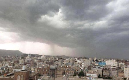 تحذر جوي من موجة أمطار ورياح شديدة 