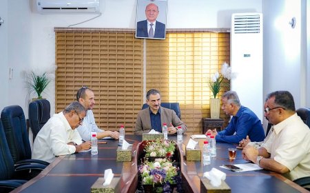 لملس يشدد على سرعة وضع حلول عاجلة لاستقرار المياه بعدن