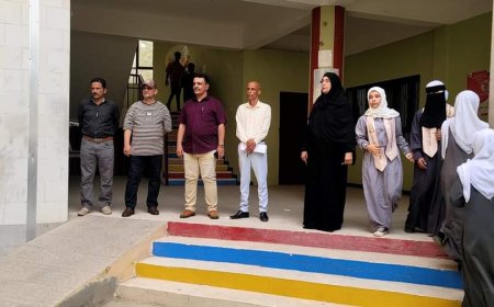 مدير إدارة التربية والتعليم يدشن ساعة العمل الإبداعي في مدارس المنصورة