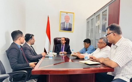 الارياني يلتقي الهيئة التنفيذية لمعرض حضرموت الدولي للكتاب ويناقش ترتيبات المعرض