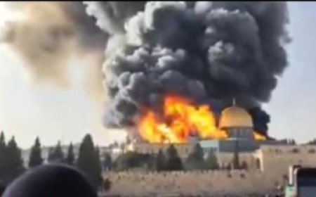 حماس تعلق على فيديو" حرق المسجد الأقصى" الصادم