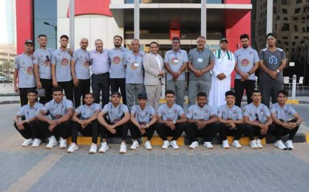 الوزير البكري يطمئن على بعثة نادي القطن المشارك في البطولة العربية لكرة اليد بالكويت