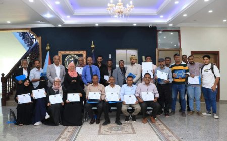 هيئة التدريب والتأهيل في المجلس الانتقالي تختتم البرنامج التدريبي "خطط الاستجابة الإنسانية"