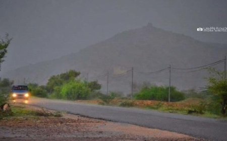 الأرصاد يتوقع هطول أمطار متفاوتة الشدة على أجزاء من عدة محافظات