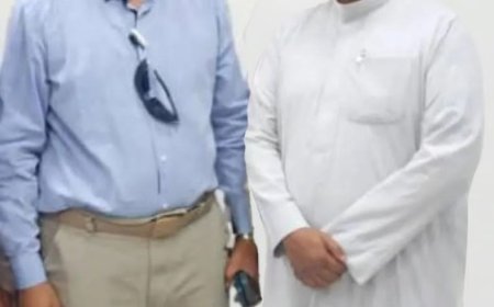 الدباء المدير التنفيذي لمركز البحر الاحمر للدراسات يلتقي القائم باعمال مدير مركز مداد حضرموت للدراسات.