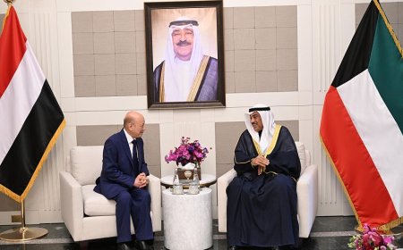 الرئيس العليمي يثمن دور الكويت الانمائي والانساني الفاعل في اليمن