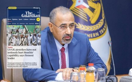 عيدروس الزبيدي: المجلس الرئاسي يعاني من انقسامات سياسية