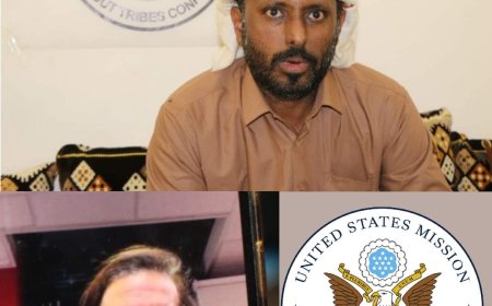 الشيخ بن حبريش يلتقي عبر الإتصال المرئي مسؤولين في السفارة الأمريكية لدى بلادنا