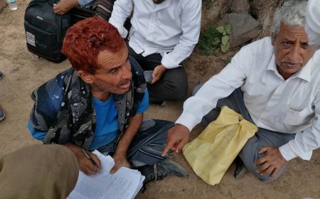 فريق من المؤسسة العامة الإكثار البذور ينفذون نزولاً ميداني إلى عدد من مديريات محافظة الضالع