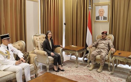 وزير الدفاع يبحث مع سفيرتي بريطانيا وفرنسا تعزيز التعاون الامني والعسكري