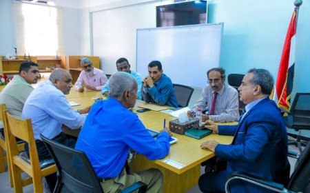 لصور يترأس اجتماعاً للجنة أراضي جامعة عدن
