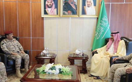 وزير الدفاع يبحث مع السفير السعودي مستجدات الوضع اليمني