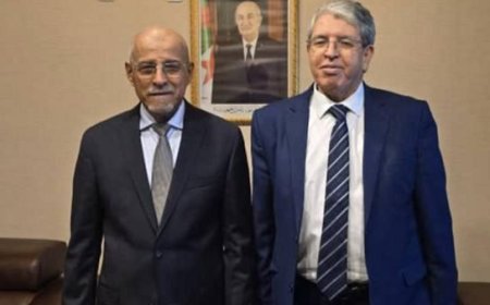 السفير اليزيدي يلتقي مدير دائرة البلدان العربية بالخارجية الجزائرية