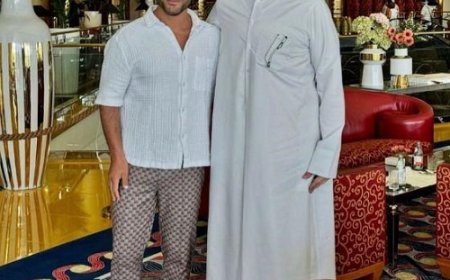 لقاءات و هدايا ثمينة تجمع حسين الجسمي وبلوغر إسرائيلي!