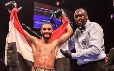 ملاكم يمني يحقق انتصارًا ثمينًا في أمريكا