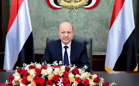 رئيس مجلس القيادة يدعو الى اصطفاف وطني كامل لمواجهة المتغيرات المحلية والاقليمية
