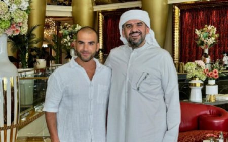 حسين الجسمي يرد على صورته مع معجب إسرائيلي.. ما حقيقة الهدية الثمينة؟