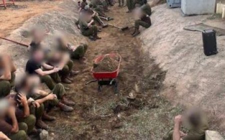 مختبئون في قناة صرف صحي..صورة لجنود إسرائيليين تثير موجة من السخرية