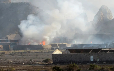 4 غارات امريكية بريطانية تهز محافظة الحديدة