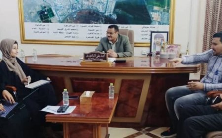 مدير عام المنصورة يشيد بتدخلات منظمة "يمن أيد" في المديرية