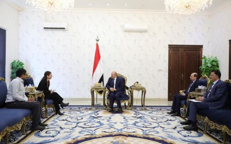 رئيس مجلس القيادة يستقبل المبعوثة النرويجية