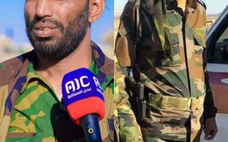 قائد اللواء الثاني محور سبأ يعزي باستشهاد اركان اللواء الاول دفاع شبوة العقيد السليماني